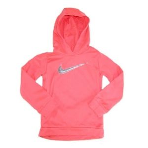 Nike Girls Hoodie with Glittery SWOOSH